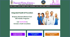Desktop Screenshot of integratedhealthsolutions.com